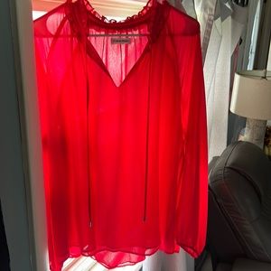 Calvin Klein sheer shirt